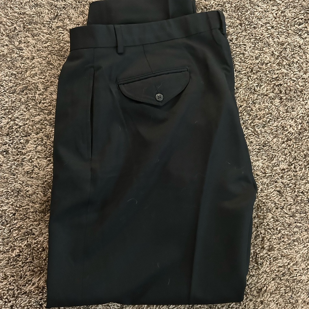 Men’s Polo Golf Black Dress Pant